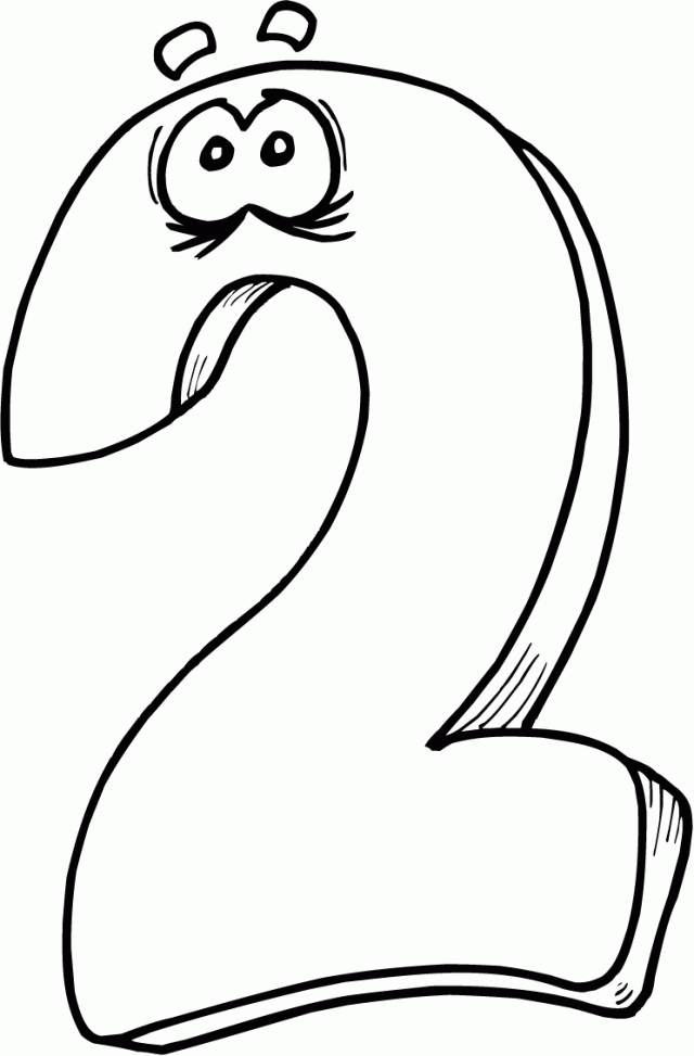 Number Two Coloring Page Download Printable Coloring Pages 119471 