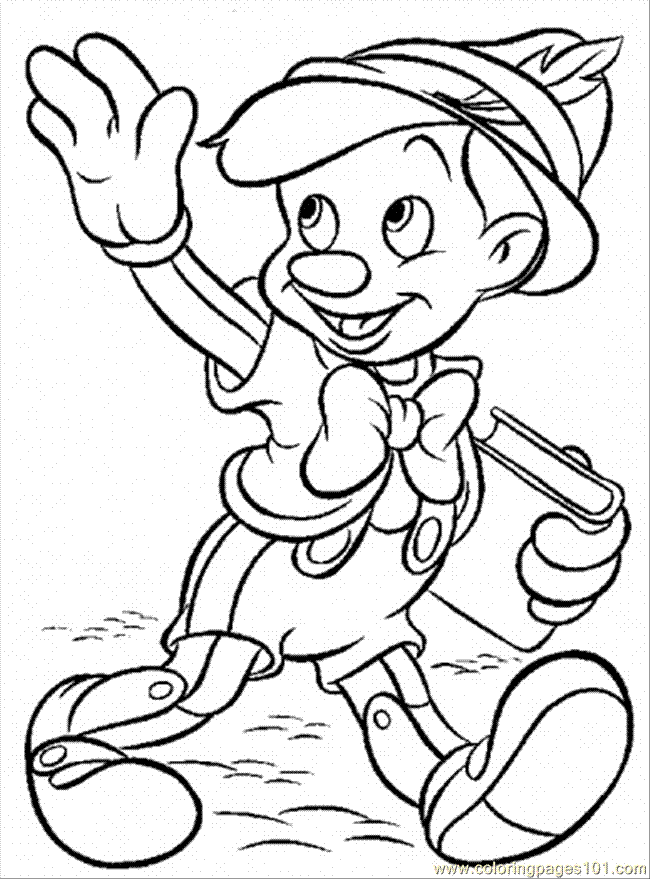 Coloring Pages Pinocchio (Cartoons > Others) - free printable 