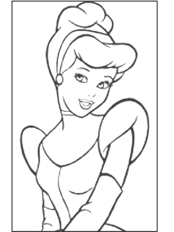 Princess cinderella coloring pages | coloring pages for kids 