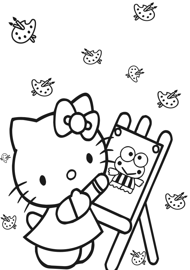 Hello Kitty Coloring Pages | Free Coloring Pages For Kids