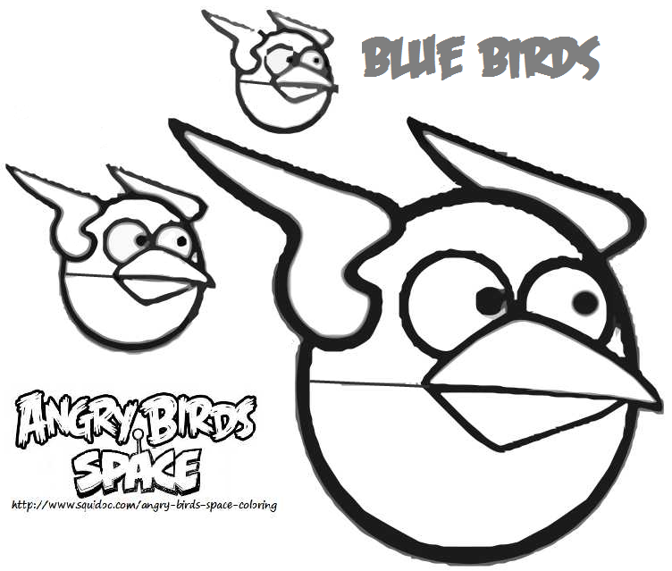 Free Coloring Pages Angry Birds