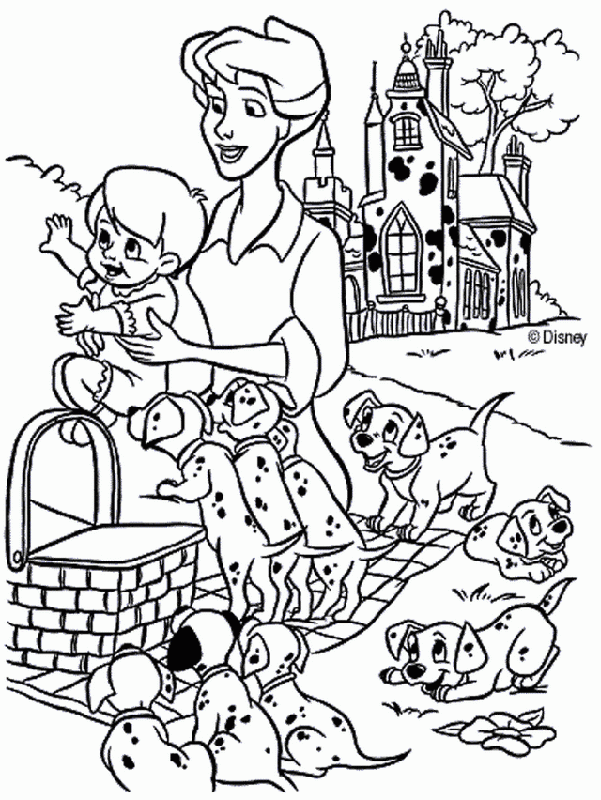 101 Dalmatians | Free Printable Coloring Pages