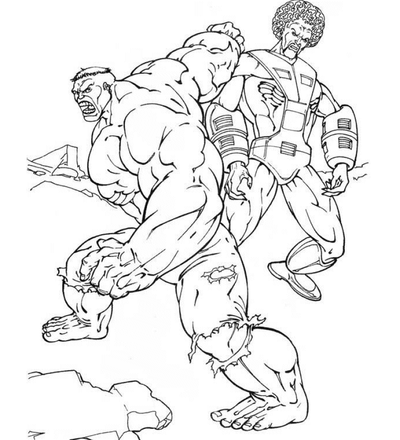 Coloring Page - The hulk coloring pages 9