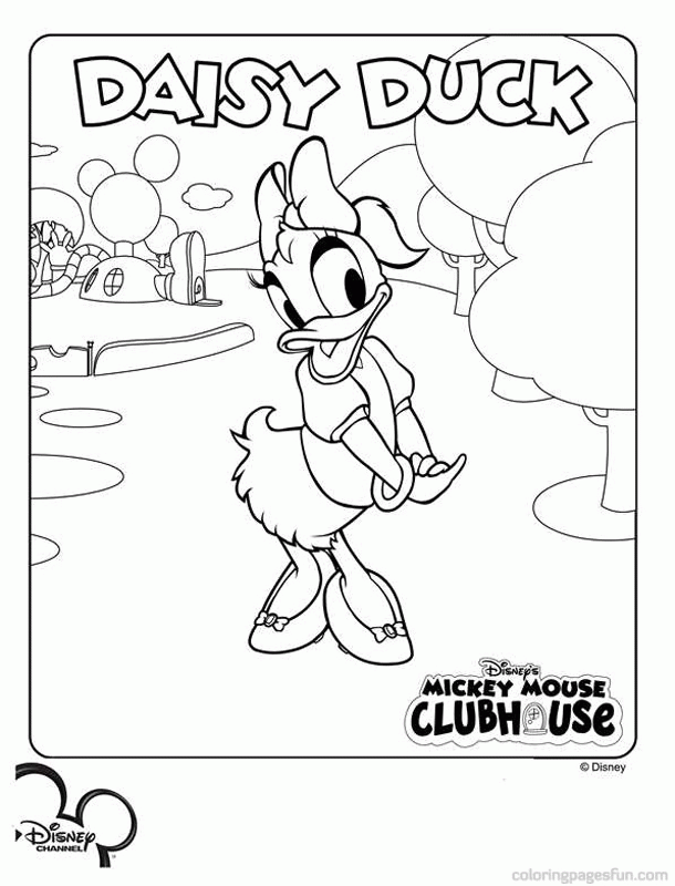 mickey mouse clubhouse coloring pages printable