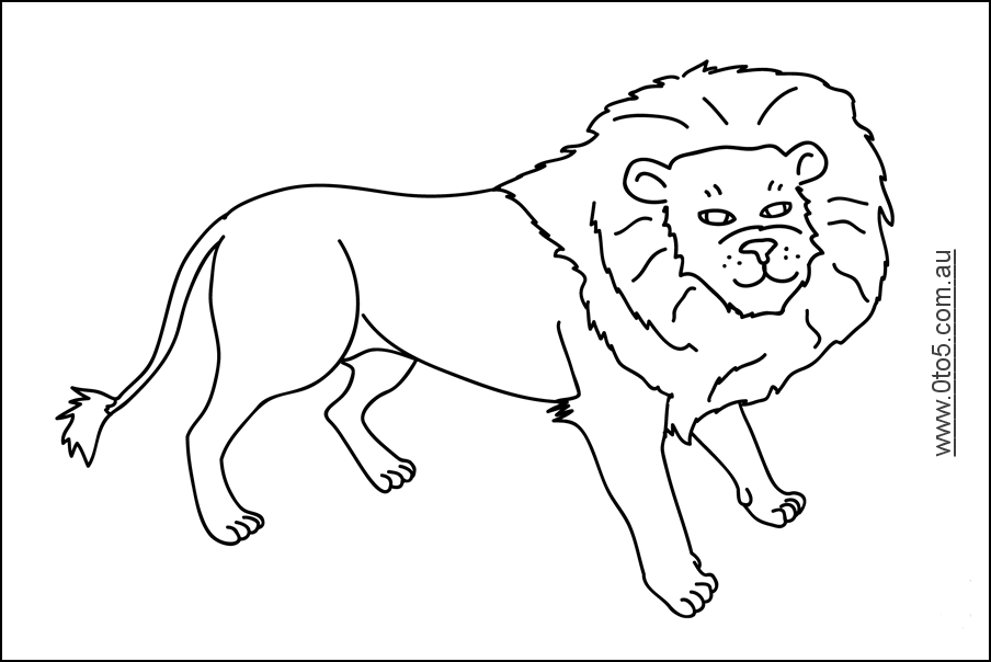 daniel and the lions den printable coloring pages : Printable 