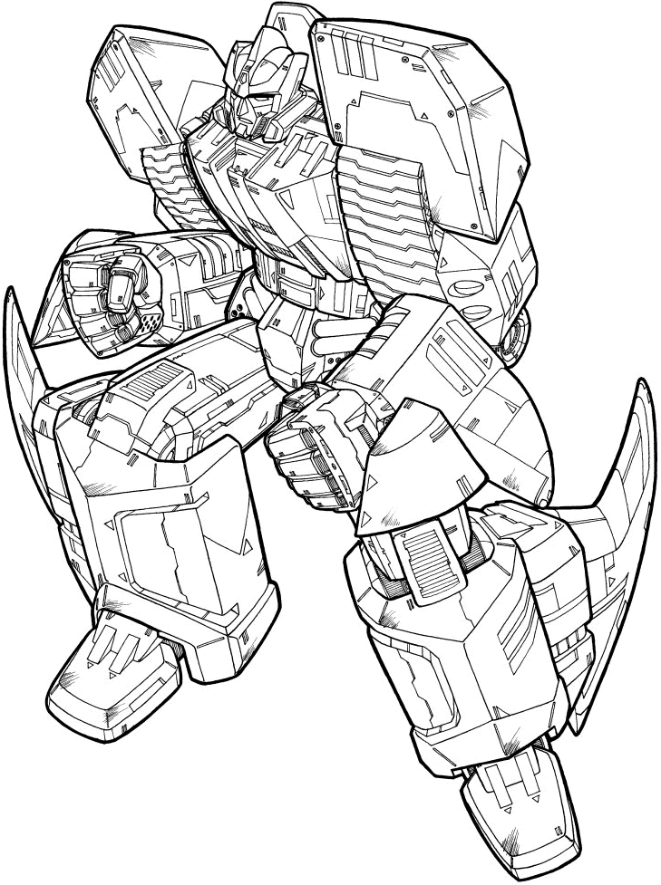 Transformers Coloring Pages and Book | UniqueColoringPages