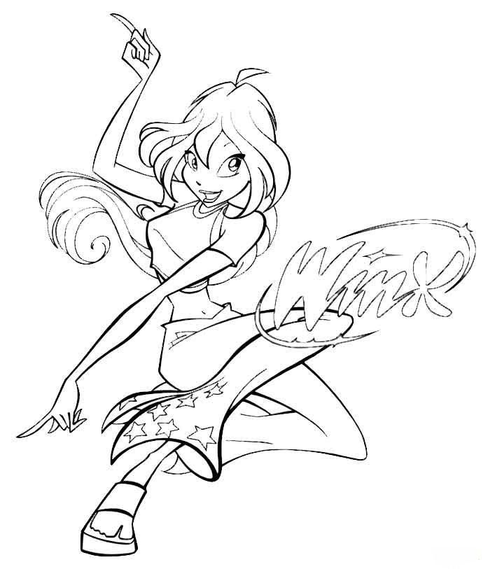 winx club information Colouring Pages (page 2)