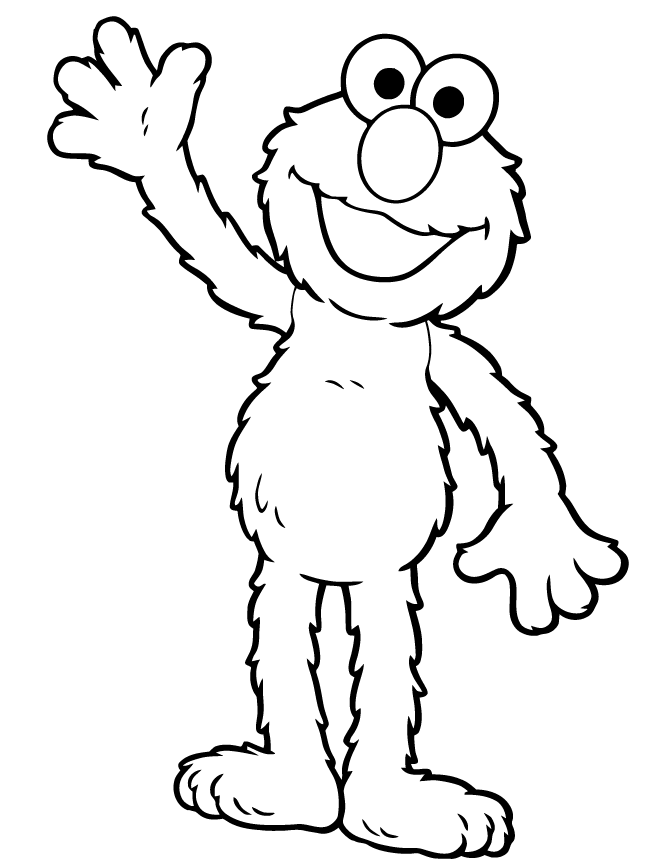 Hi Elmo Coloring Page Free Printable Coloring Pages Coloring Home
