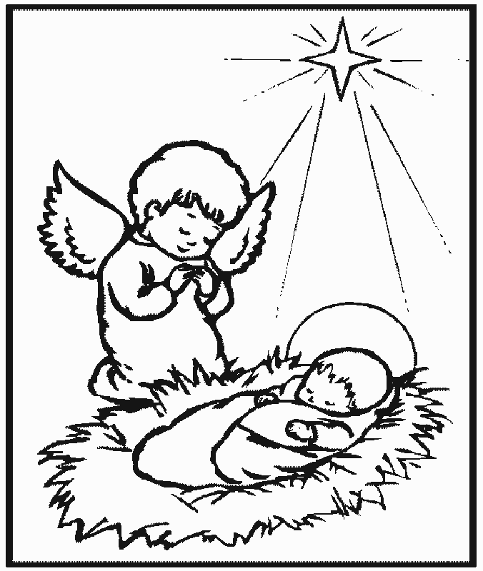 Bible Christmas Story | Free Printable Coloring Pages 