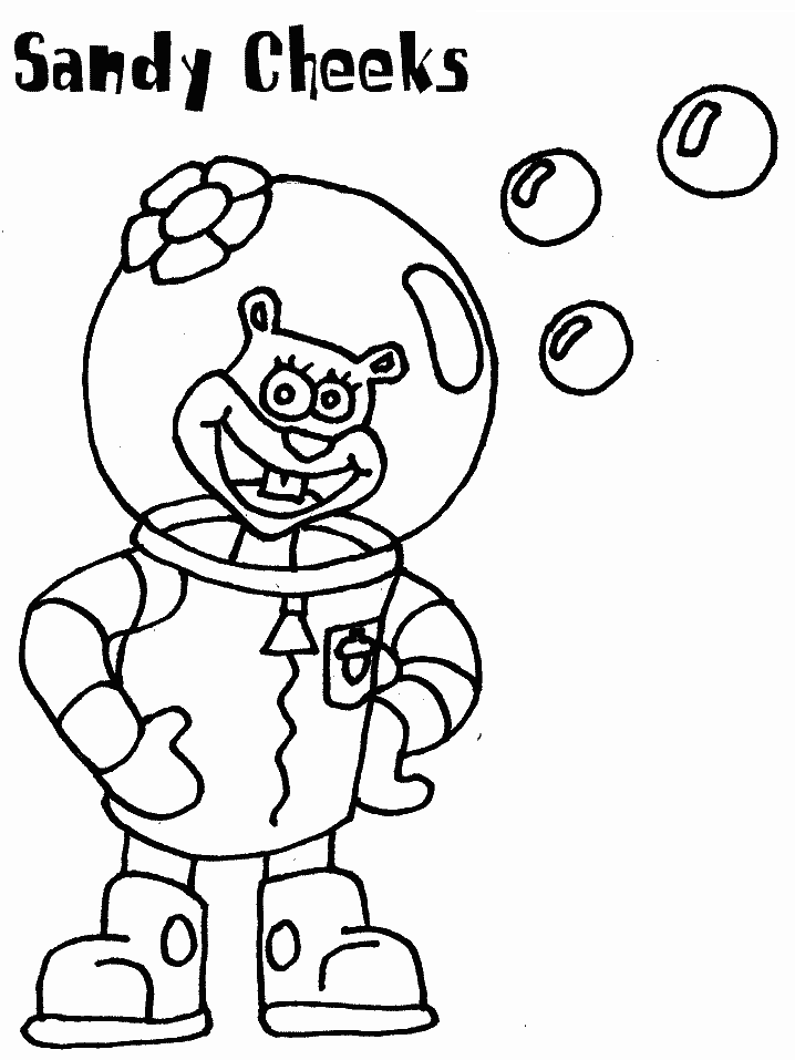 Squidward Coloring Pages : Coloring Book Area Best Source for 