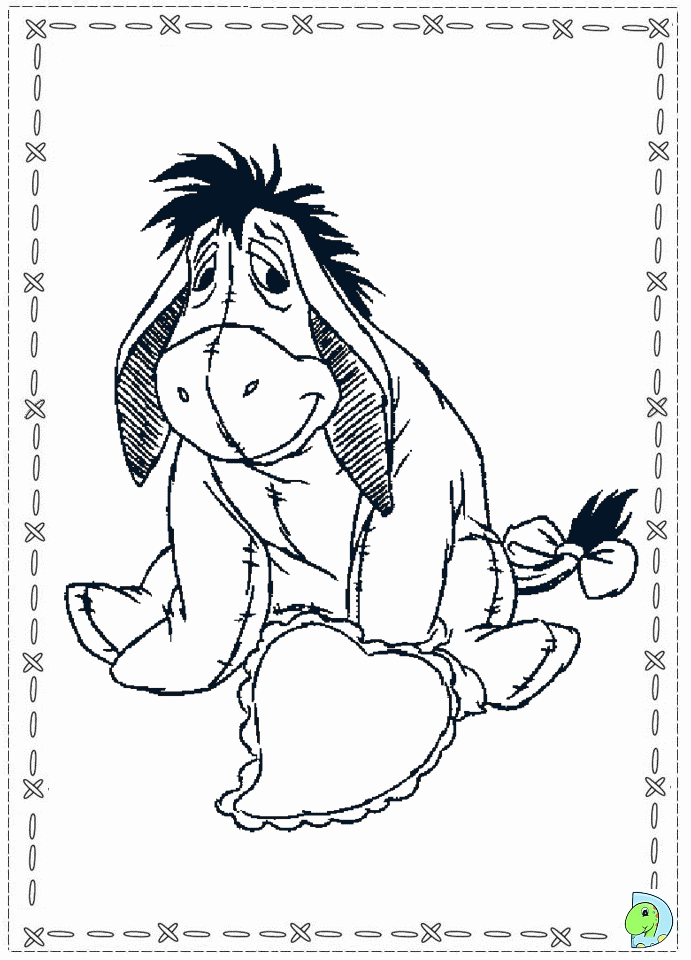 disney eeyore Colouring Pages