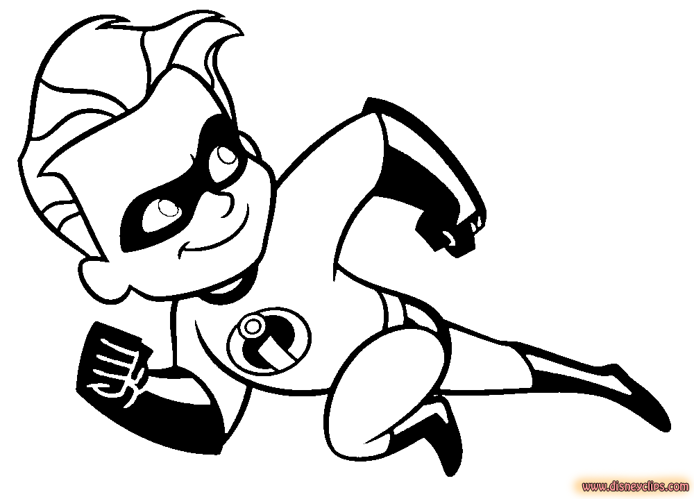 The Incredibles Coloring Pages - Disney Kids' Games - Coloring Home