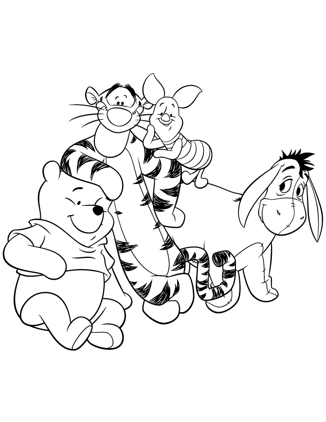 eeyore coloring page coloring home
