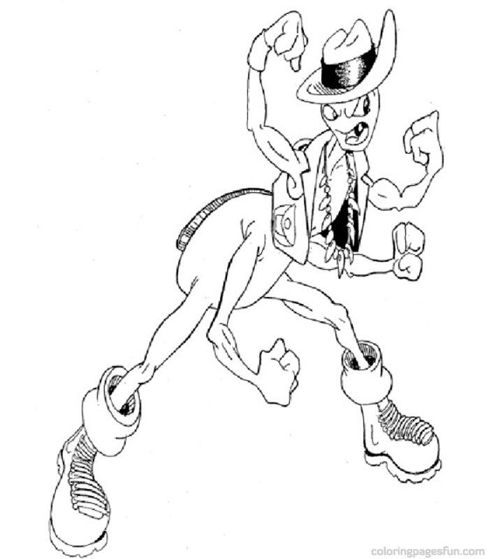 Sonic Mask Coloring Page