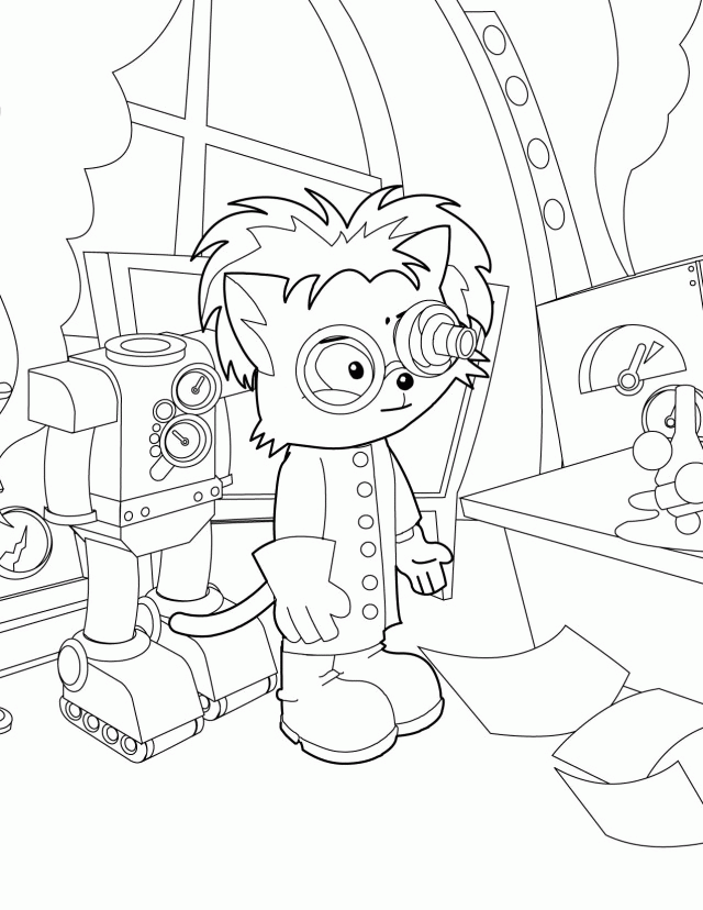 Mad Scientist Coloring Page Handipoints 168071 Scientist Coloring 