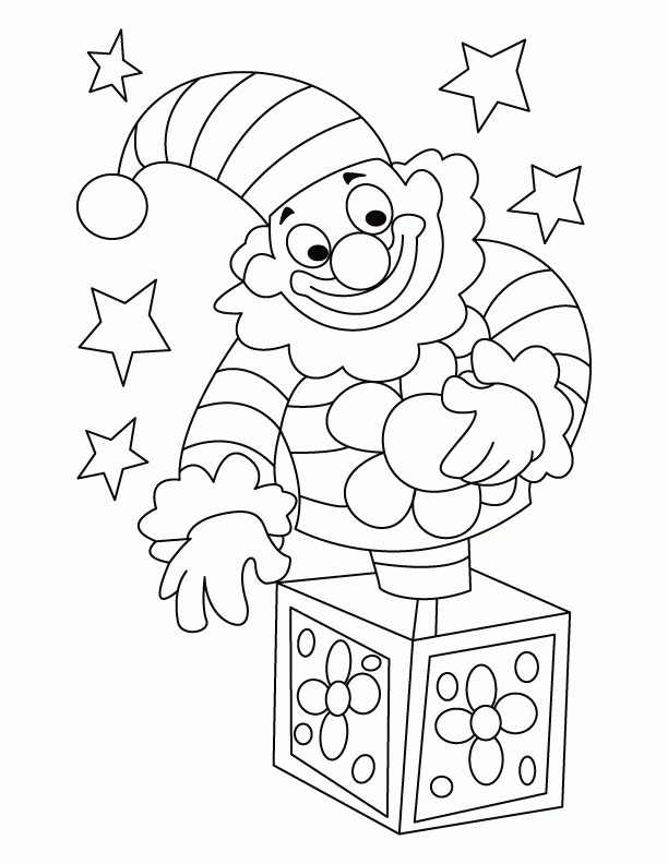 Clown Coloring Pages For Kids Coloring Home