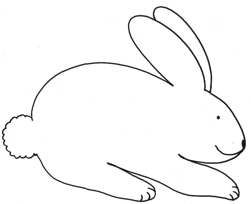 Outline Of A Bunny