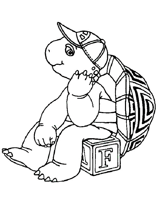 Franklin the Turtle Coloring Pages 29 | Free Printable Coloring 