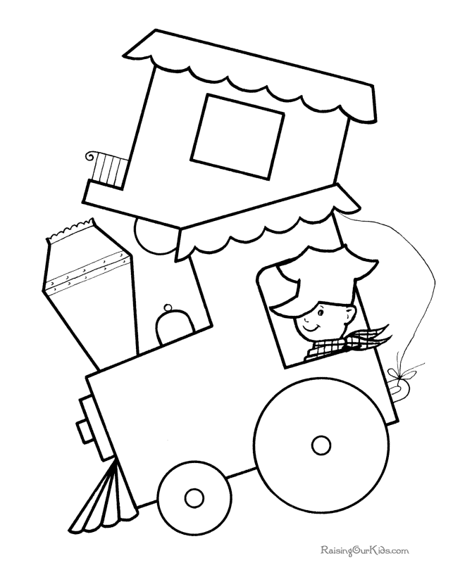 Train Preschool coloring pages Free Printable Coloring Pages For 