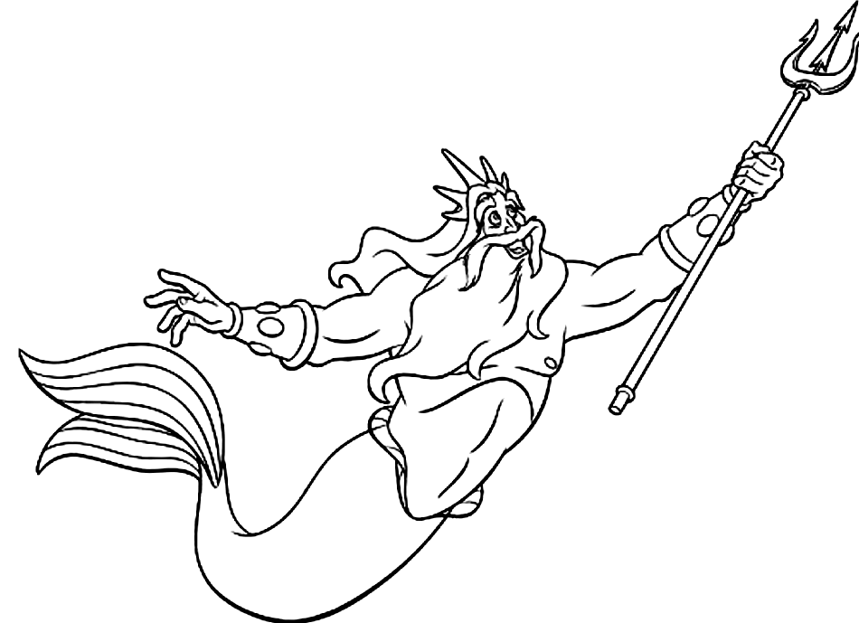The Little Mermaid Coloring Pages (2 of 34)