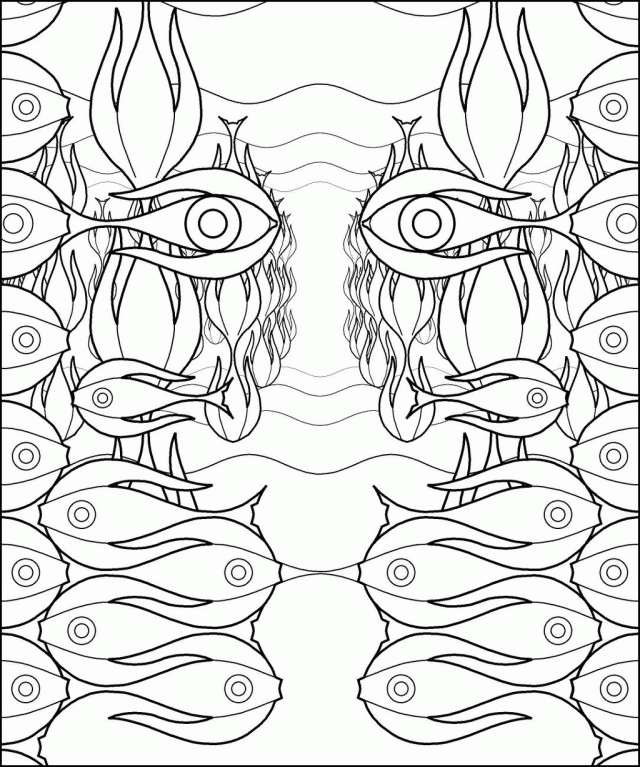 Eyes Under The Sea By Hop41 On DeviantART 15990 Mc Escher Coloring 