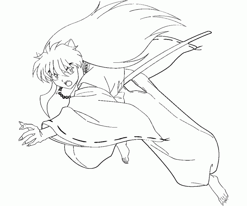 Inuyasha Coloring Pages - Coloring Home