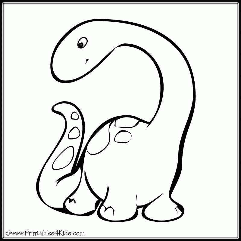 Free activity printable colouring pages – Little Dinosaurs