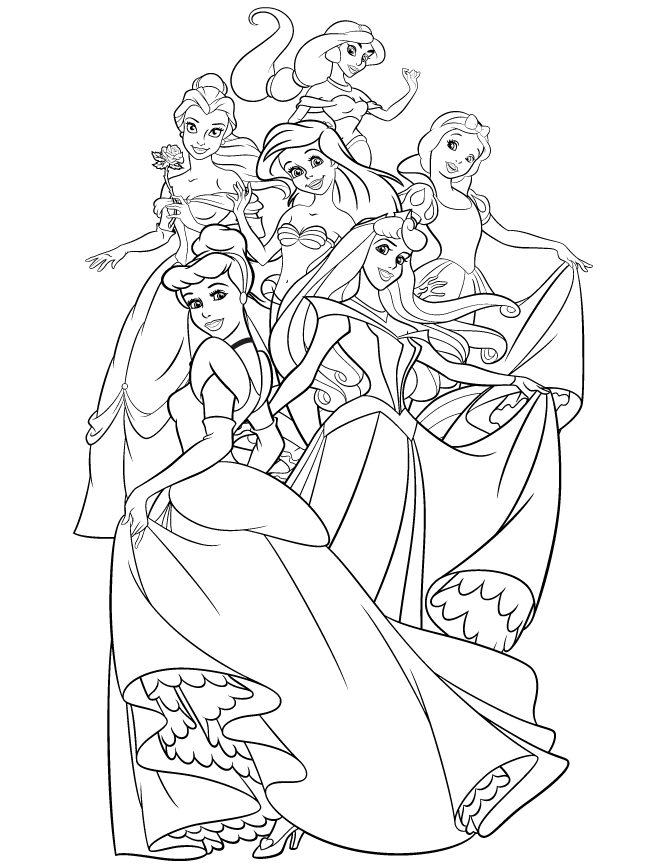 Disney Princess Coloring pages | #75 Free Printable Coloring Pages 