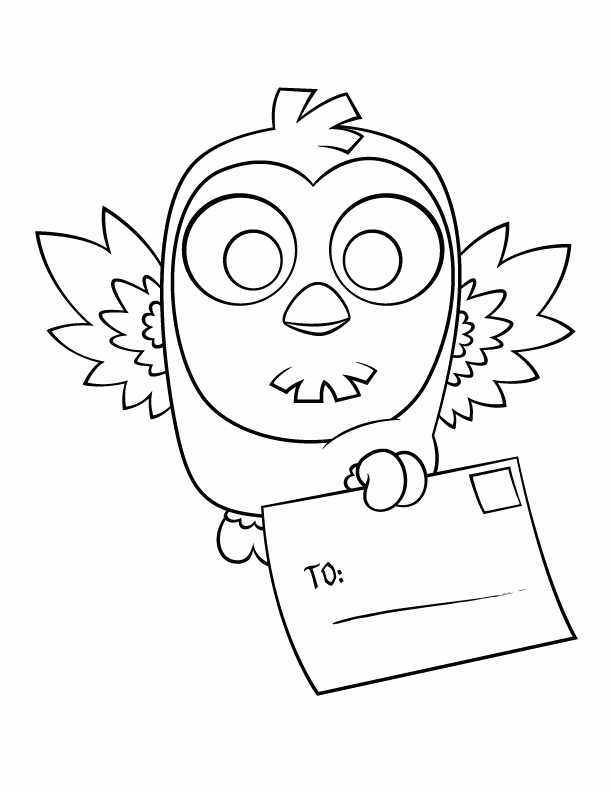 Printable Cute Owl Coloring Pages