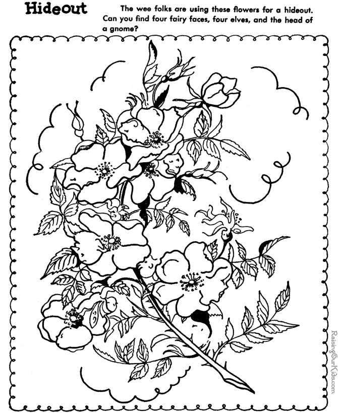 hidden puzzle pictures printable fun printable coloring home