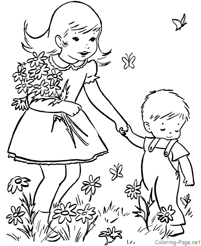 printable memorial day coloring page
