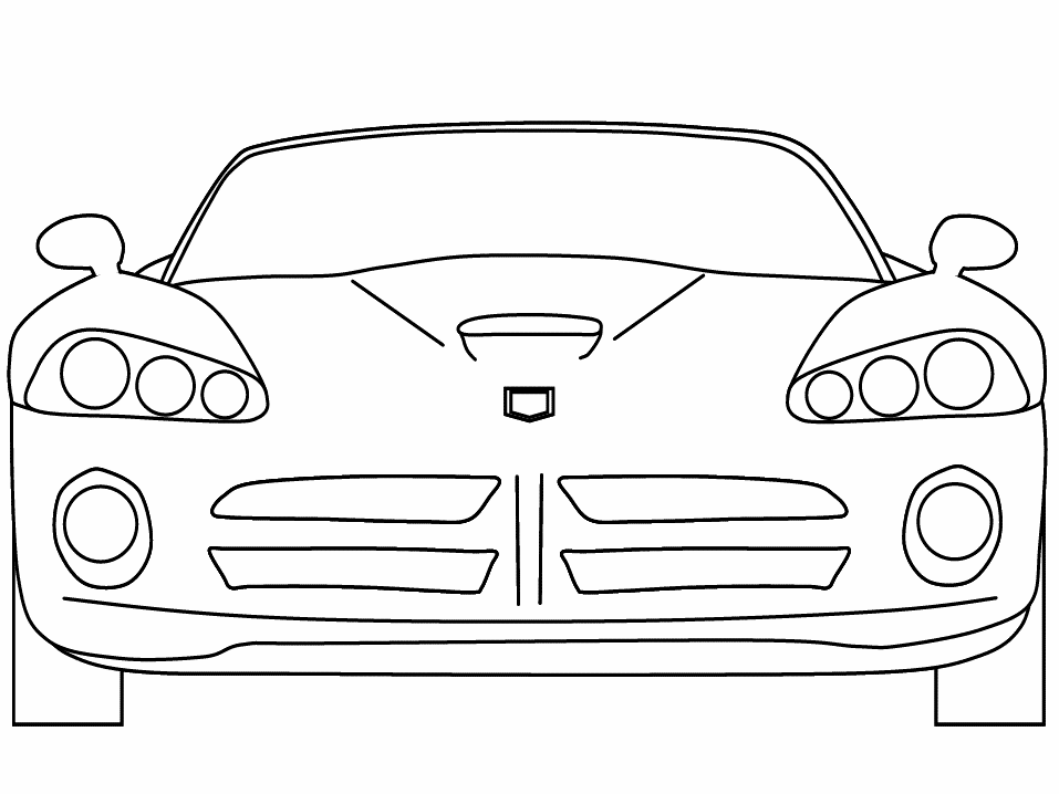 Car Coloring Pages (8) - Coloring Kids