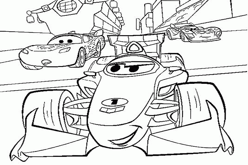 Printable Cars 2 Coloring Pages