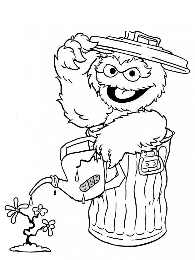 Attractive and Educative Sesame Street Coloring Pages | Printable 