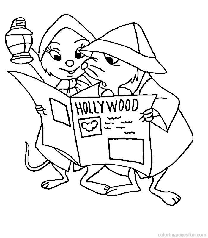 Coloring Pages (The Rescuers) ...