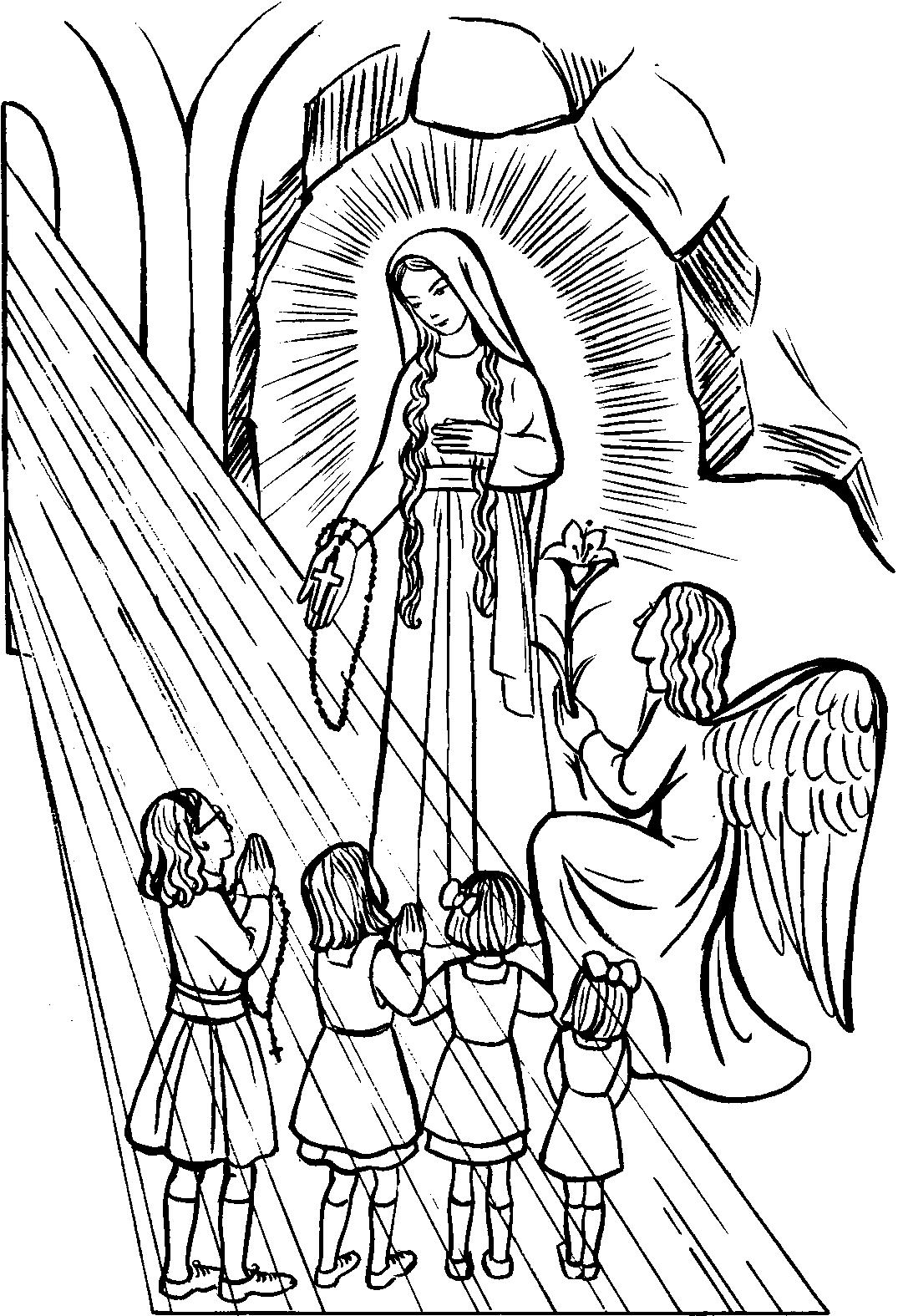 Catholic Coloring Pages for Kids to Colour on ...