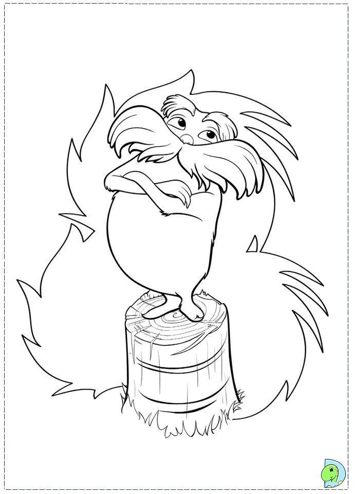 Charming Creature 16 Lorax coloring pages pictures | Print Color Craft