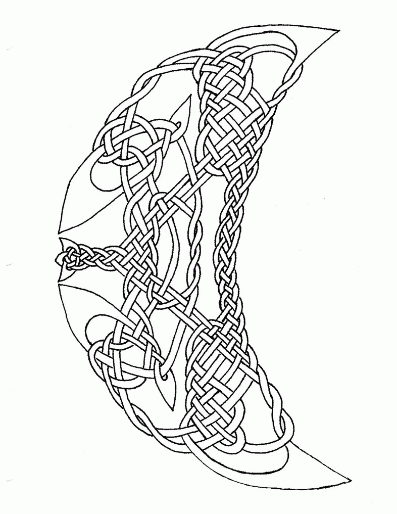 Celtic Design Art Coloring Pages - Coloring Pages For All Ages