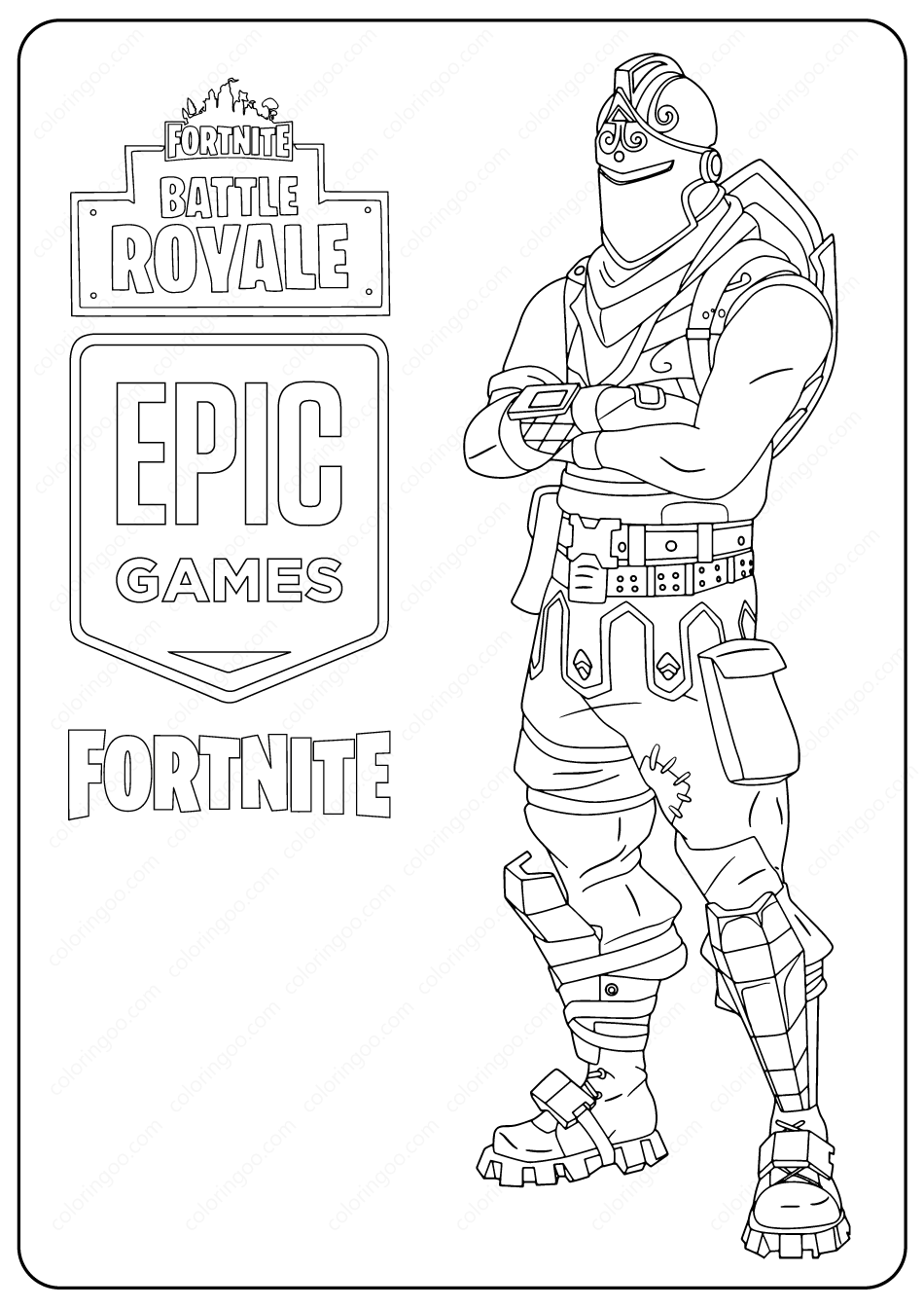 Printable Fortnite Black Knight Skin Coloring Pages | Coloring pages,  Fortnite, Free printable coloring pages