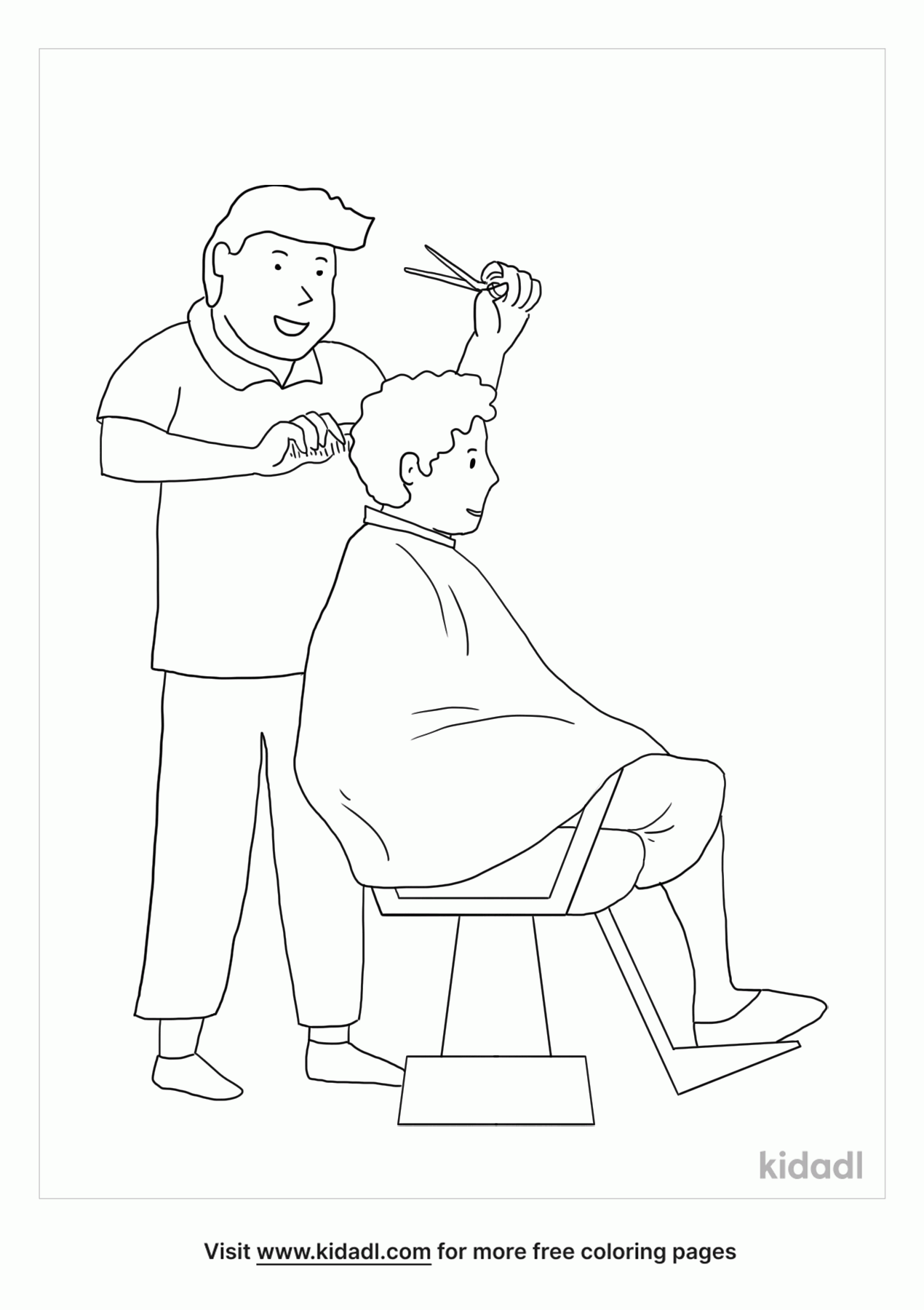 Barber Shop Coloring Pages | Free Outdoor Coloring Pages | Kidadl