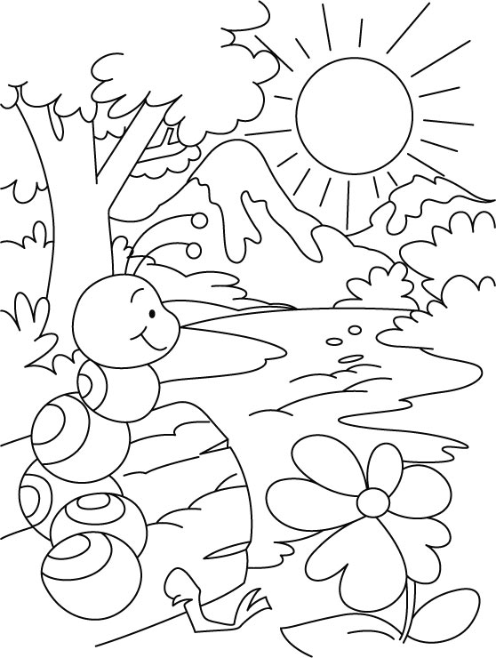 Hill or water, everywhere ant shelter coloring pages | Download Free Hill  or water, everywhere ant shelter coloring pages for kids | Best Coloring  Pages