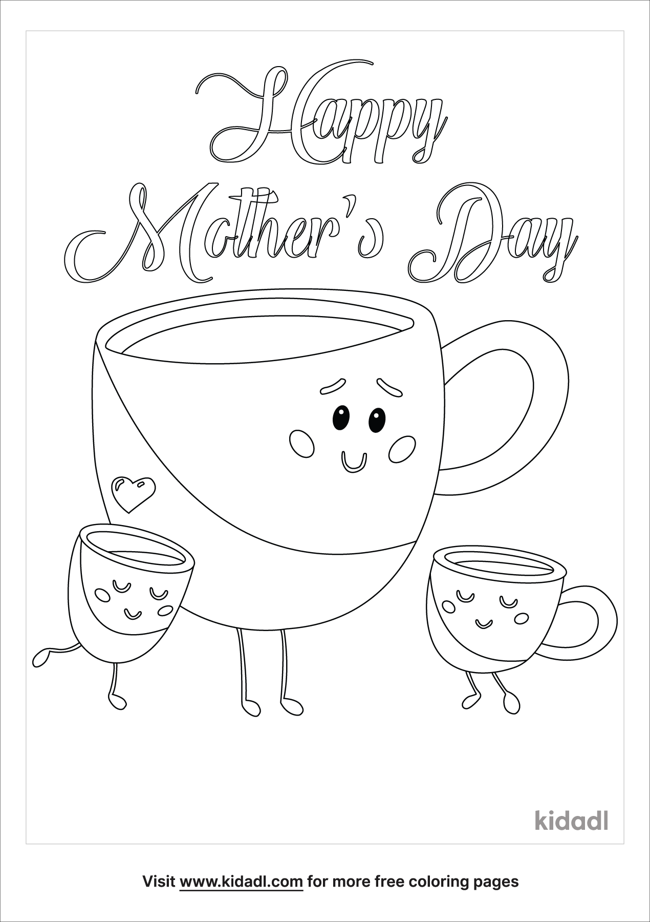 Mother's Day Coffee Mug Coloring Pages | Free Seasonal & Celebrations Coloring  Pages | Kidadl