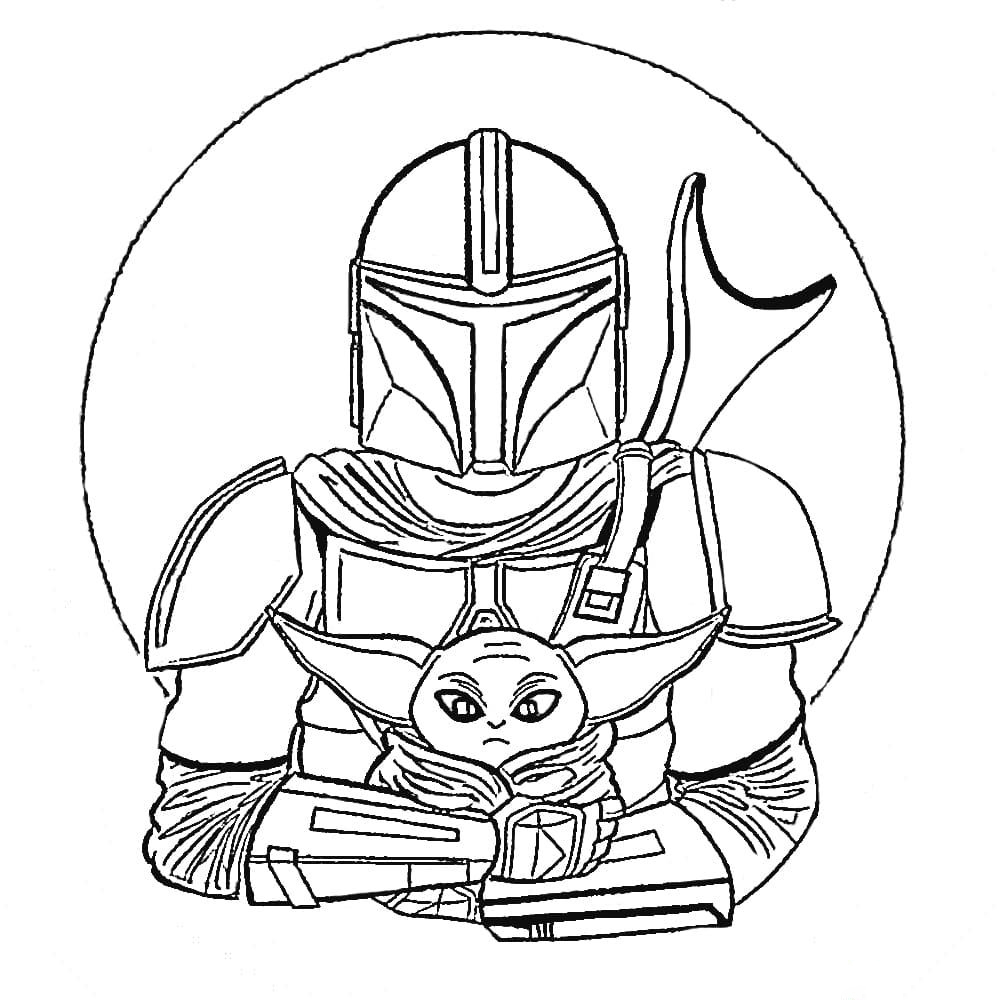 Baby Yoda Star Wars Universe Coloring Pages - Baby Yoda Coloring Pages - Coloring  Pages For Kids And Adults