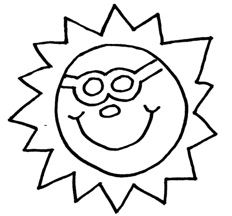 Cartoon Sun Coloring Pages at GetDrawings | Free download