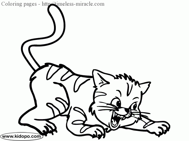 Wild Cats Coloring Pages - Coloring Home