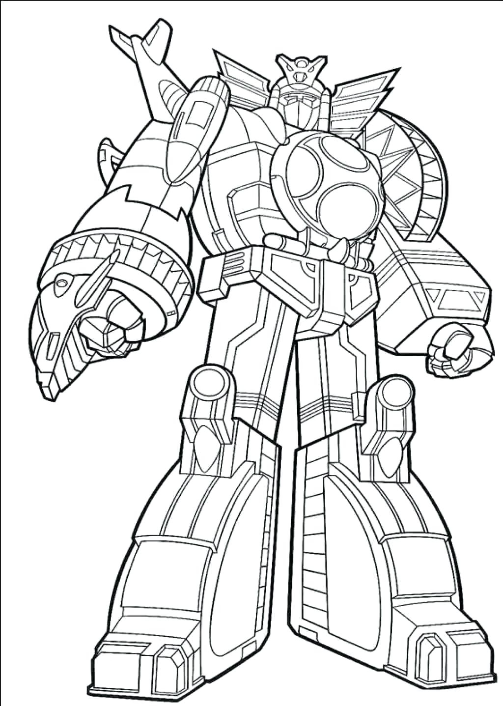 Power Ranger Coloring Pages Power Ranger Coloring Page Bitslice ...