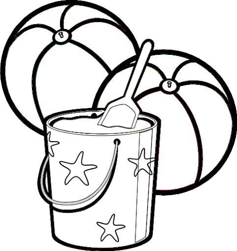Coloring Pages | Free Printable Beach Ball Coloring Pages