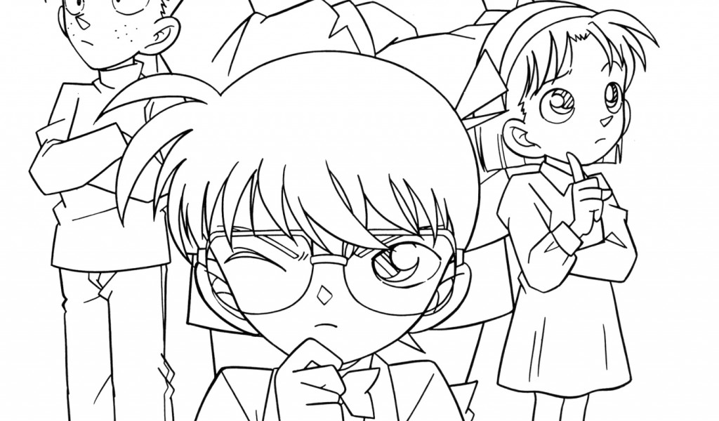 detective-conan coloring pages by madelyn – Free Printables
