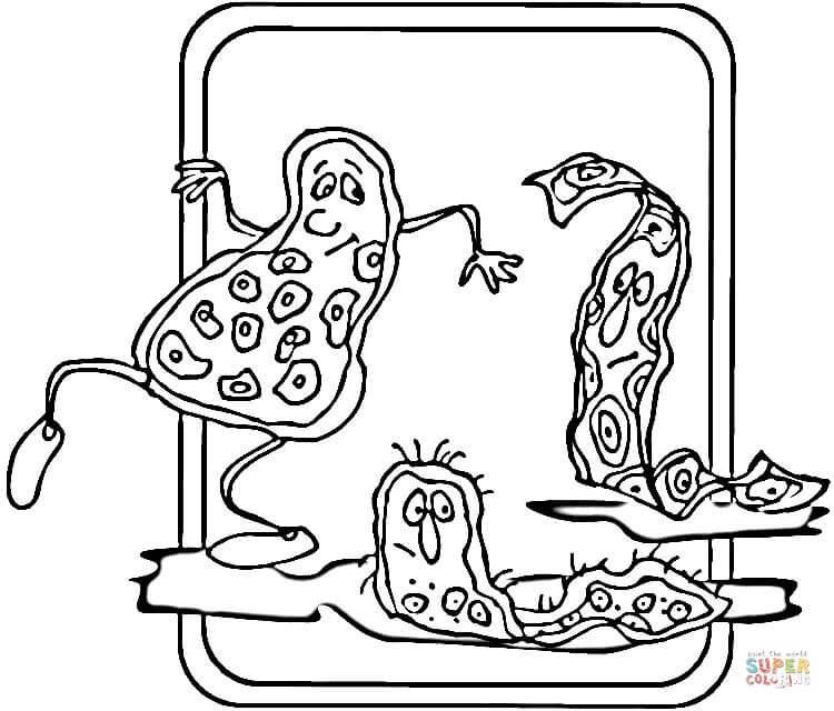 Germs coloring page | Free Printable Coloring Pages