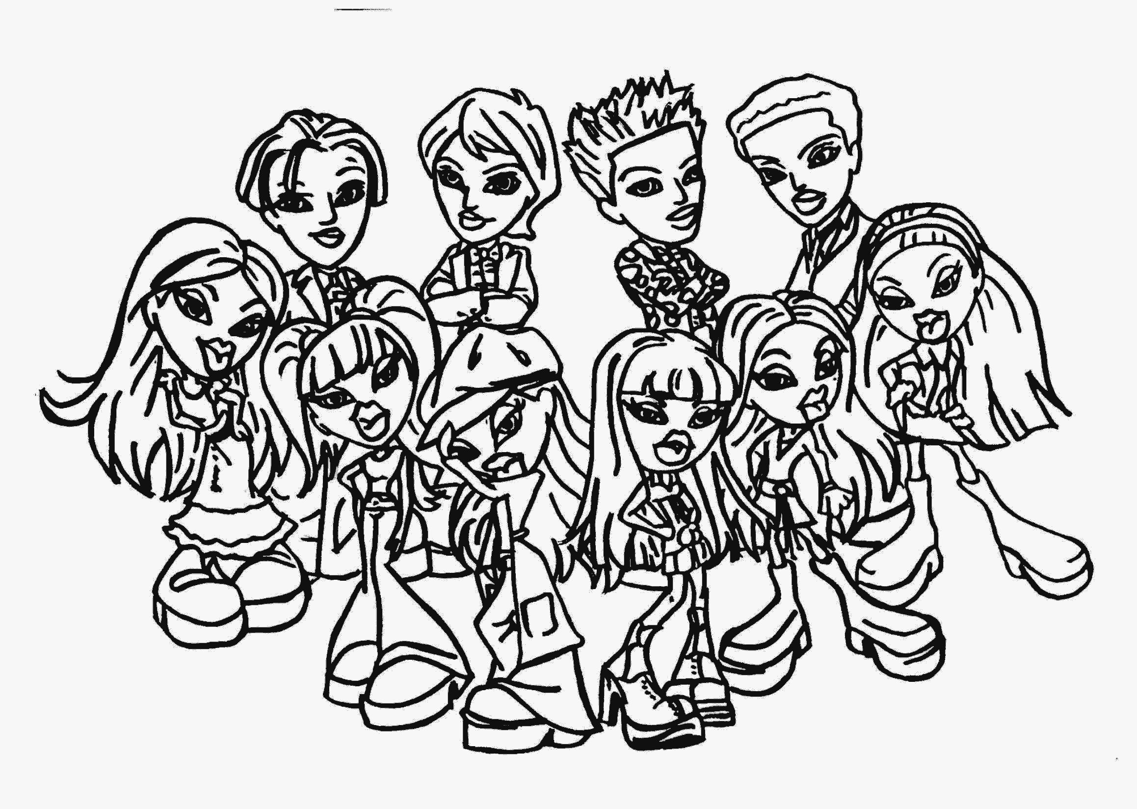 Bratz Babyz Coloring Pages To Print Coloring Home
